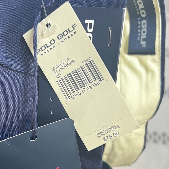 New Polo Golf Ralph Lauren Men's Navy Performance Shorts 40 St. Andrews NWT - Picture 8 of 12